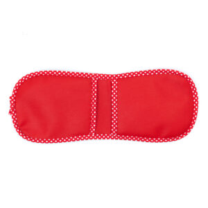 Funda redonda roja